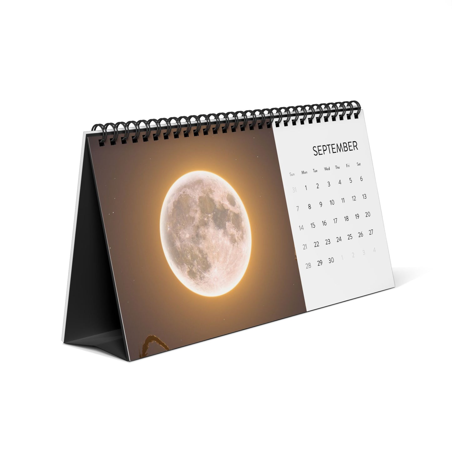 Astronomy Desktop Calendar (2025 grid)